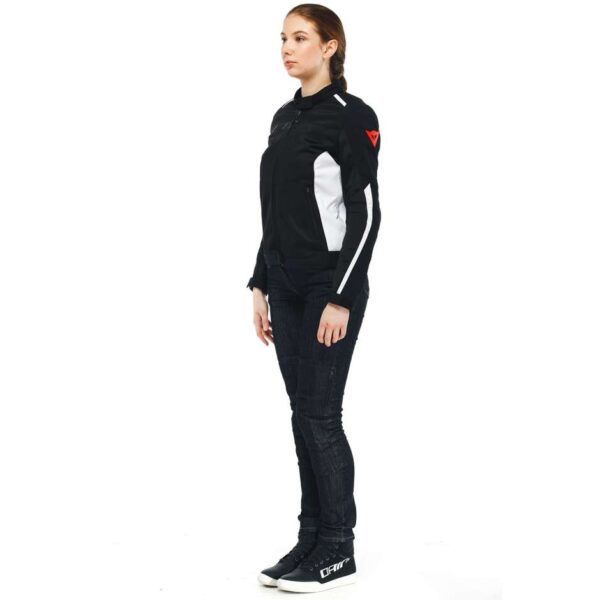 Giacca Moto Donna Dainese HYDRAFLUX 2 AIR LADY D-DRY Nero/Bianco