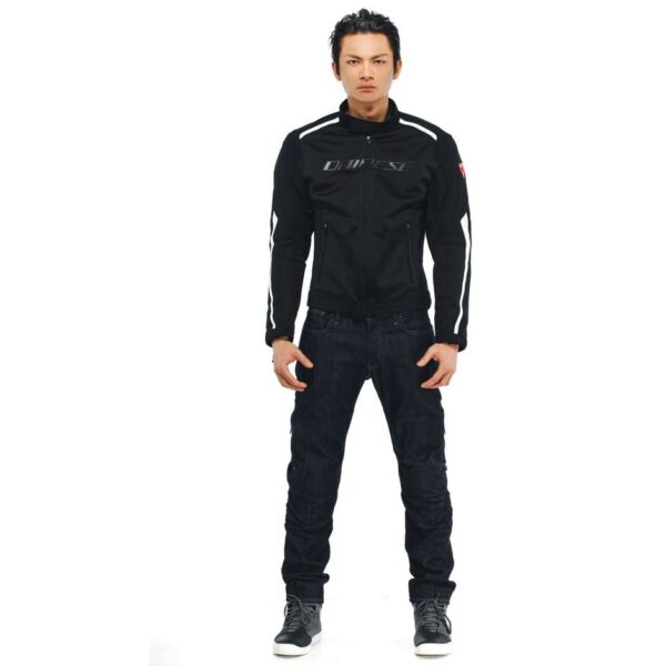 Giacca Moto Estiva Dainese HYDRAFLUX 2 AIR D-DRY Nero/Bianco
