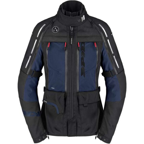 Giacche Moto Donna Tessuto Spidi 4 SEASON V3 LADY Nero Blu