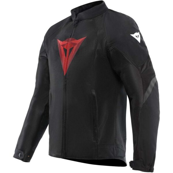 Giubbotto Moto Dainese HEROSPHERE Diamante Nero Rosso