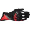 Guanti Moto In Pelle Alpinestars SP-3 Nero Bright Rosso Bianco