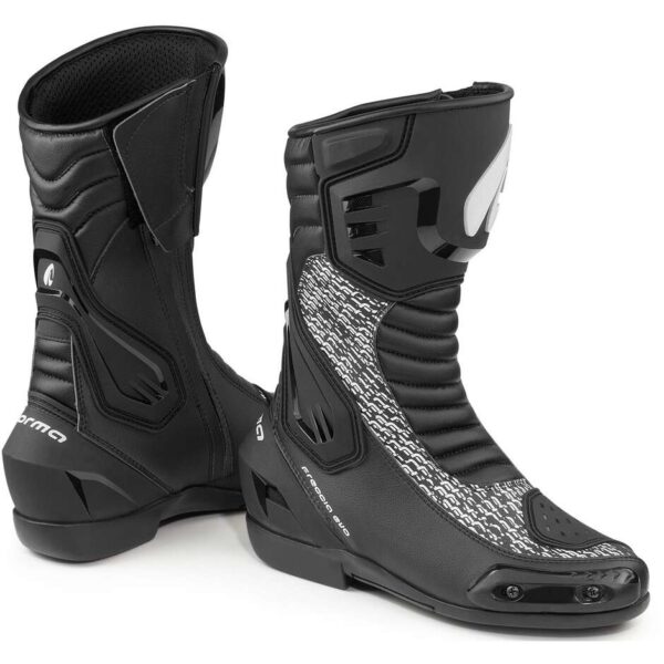 Stivali Moto Forma FRECCIA EVO Nero Bianco