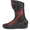 Stivali Moto Spotivi Forma FRECCIA EVO Nero Rosso