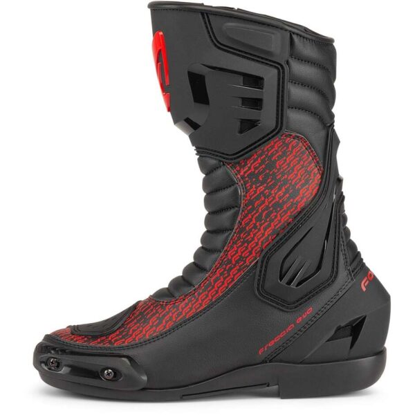 Stivali Moto Spotivi Forma FRECCIA EVO Nero Rosso