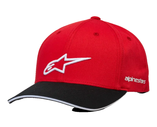 Cappellino Moto Alpinestars Cappello Rostrum ROSSO NERO