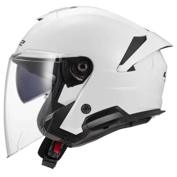 Casco Moto LS2 OF618 Verso 2 Solid Bianco