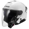 Casco Moto LS2 OF618 Verso 2 Solid Bianco