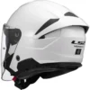 Casco Moto LS2 OF618 Verso 2 Solid Bianco