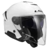 Casco Moto LS2 OF618 Verso 2 Solid Bianco