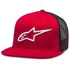 Cappellino Moto Alpinestars CORP TRUCKER Rosso Nero