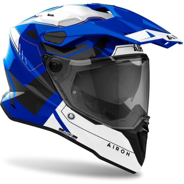 Casco Moto Adventure Airoh COMMANDER 2 REVEAL BLU