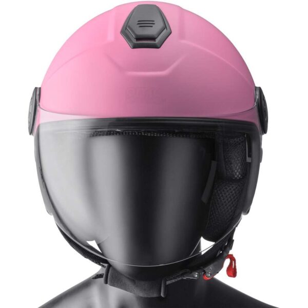 Casco Moto Jet Doppia Visiera Gms Gelato Fragola