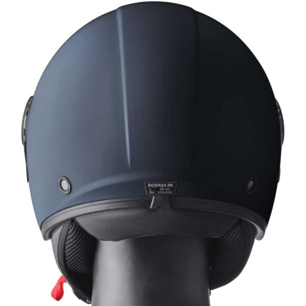 Casco Moto Jet Doppia Visiera Gms Gelato Mora