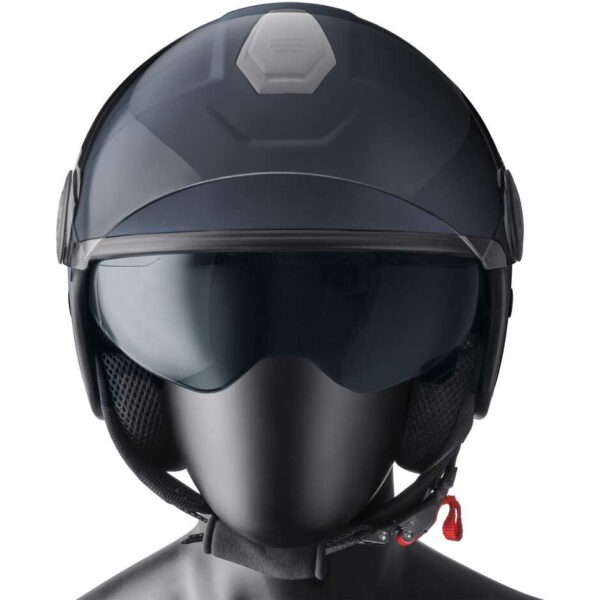 Casco Moto Jet Doppia Visiera Gms Gelato Mora