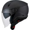 Casco Moto Jet KYT D-CITY PLAIN Opaco Gun Metal