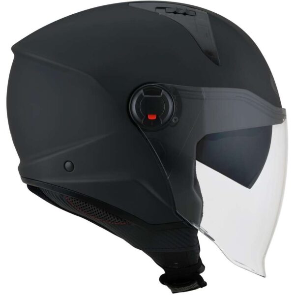 Casco Moto Jet KYT D-CITY PLAIN Opaco Nero