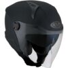 Casco Moto Jet KYT D-CITY PLAIN Opaco Nero