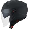Casco Moto Jet KYT D-CITY PLAIN Opaco Nero