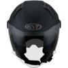 Casco Moto Jet KYT D-CITY PLAIN Opaco Nero