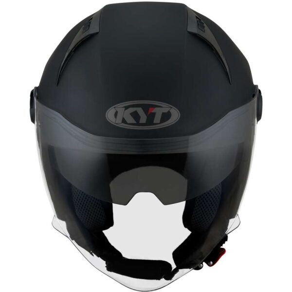 Casco Moto Jet KYT D-CITY PLAIN Opaco Nero