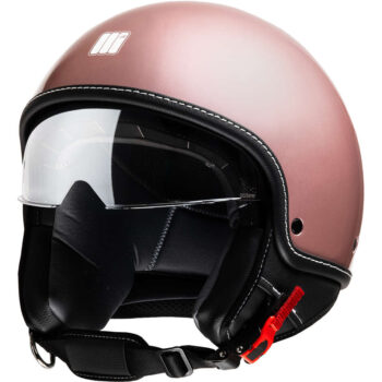 Casco Moto Jet Motocubo BEETLE - Gold Pink
