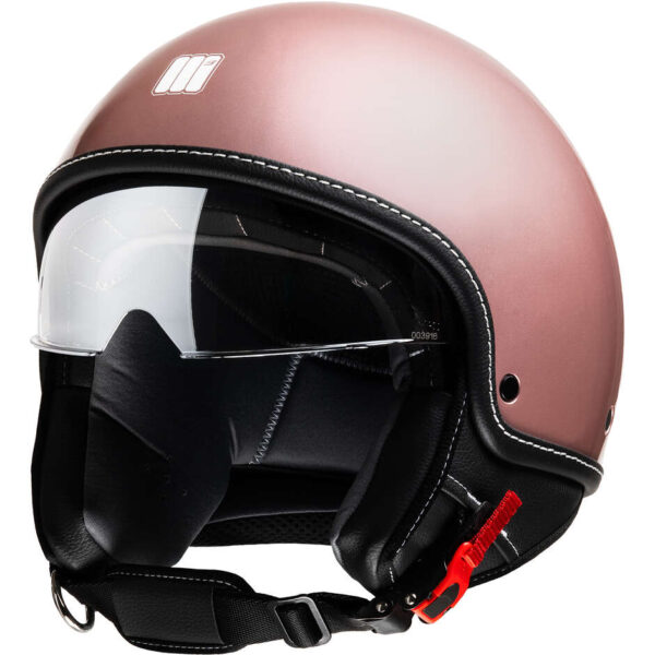Casco Moto Jet Motocubo BEETLE - Gold Pink