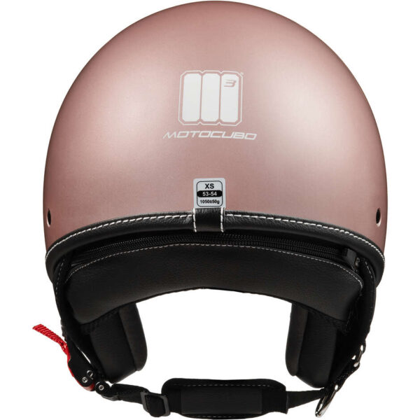 Casco Moto Jet Motocubo BEETLE - Gold Pink