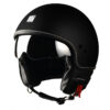 Casco Moto Jet Motocubo BEETLE - MATT BLACK - Nero Opaco