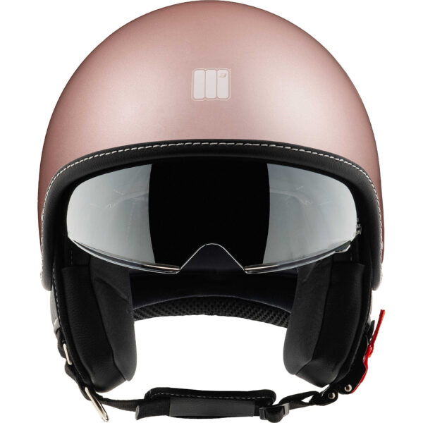 Casco Moto Jet Motocubo BEETLE - Gold Pink