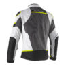 Giacca Moto Clover Uomo Airjet 6 Grigio Giallo