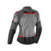 Giacca Moto Donna Clover Airjet 6 Grigio Rosso