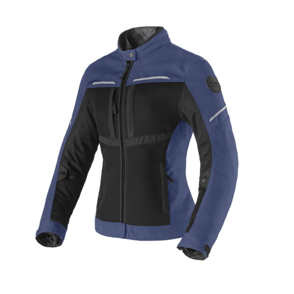 Giacca Moto Donna Clover Netstyle 3 Wp Blu Navy