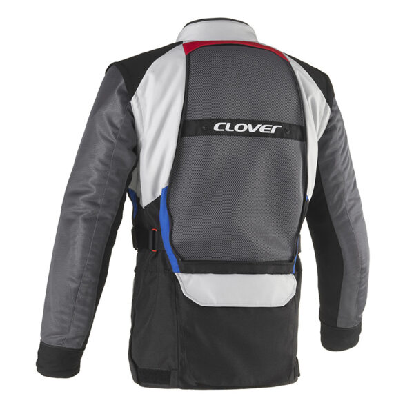 Giacca Moto Clover Rally Pro-WP Grigio