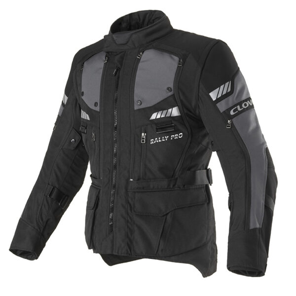 Giacca Moto Clover Rally-Pro WP Nero