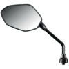 Coppia Specchietti Moto Lampa Modello Borg da 10mm Nero
