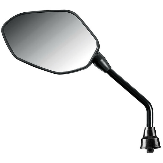 Coppia Specchietti Moto Lampa Modello Borg da 10mm Nero