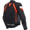 Giubbotto Moto Dainese AVRO 5 TEX Nero Rosso Fluo Bianco