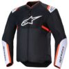 Giubbotto Moto Estivo Alpinestars T-SPS AIR V2 Nero Bianco Rosso Fluo