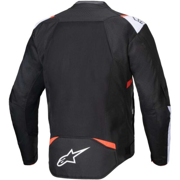 Giubbotto Moto Estivo Alpinestars T-SPS AIR V2 Nero Bianco Rosso Fluo