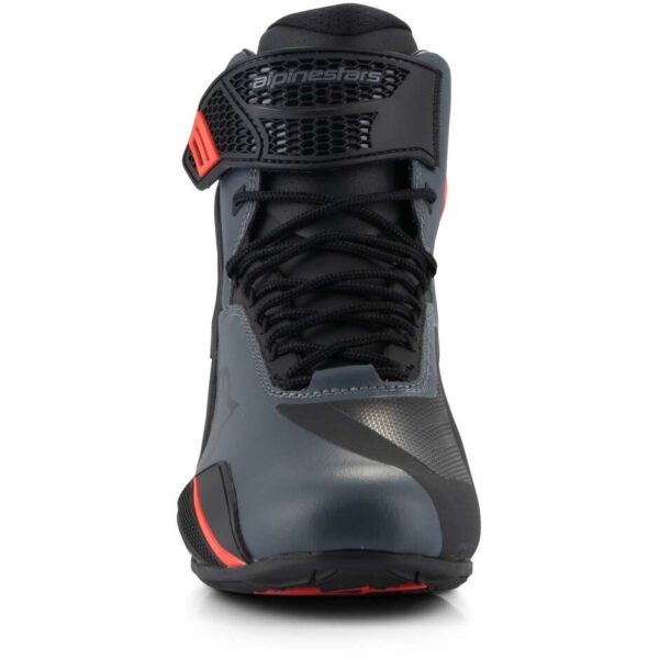 Scarpe Moto Alpinestars FASTER-4 Nero Grigio Rosso Fluo