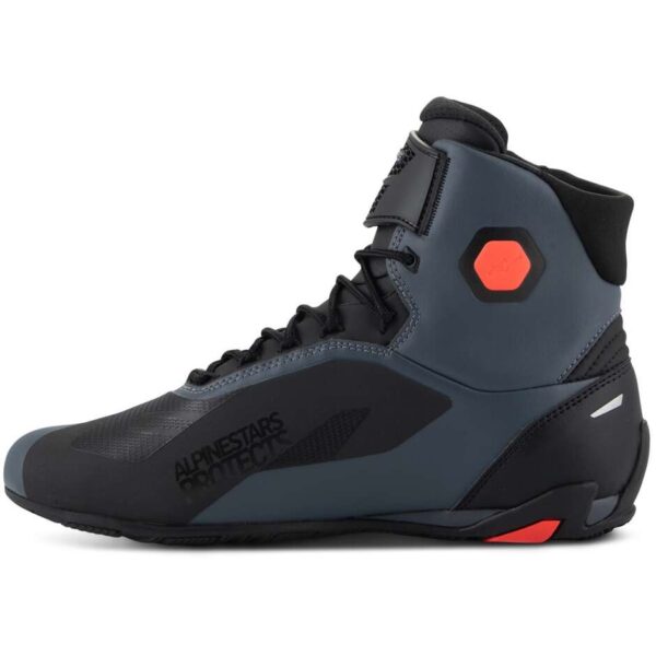 Scarpe Moto Alpinestars FASTER-4 Nero Grigio Rosso Fluo