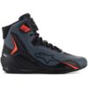 Scarpe Moto Alpinestars FASTER-4 Nero Grigio Rosso Fluo