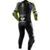Tuta Moto Pelle Intera Estiva Rev'it Triton Blu Giallo Fluo
