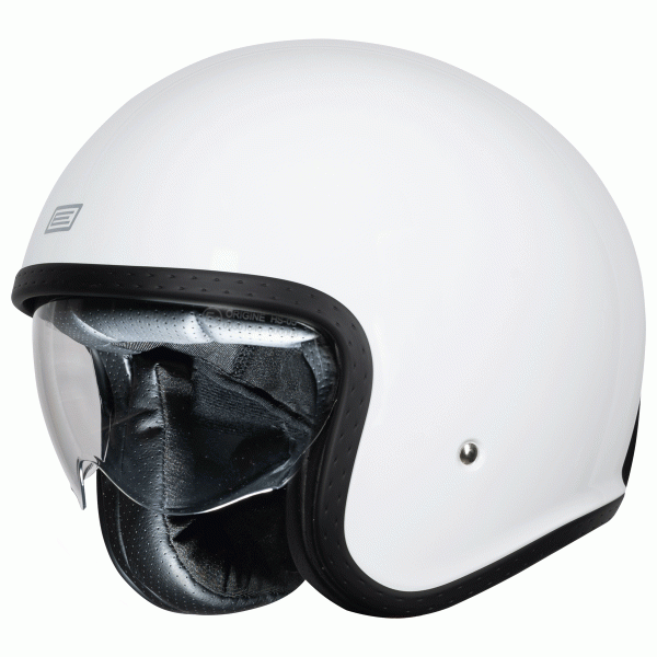 CASCO MOTO VINTAGE BANDIT ORIGINE SPIRIT BIANCO LUCIDO
