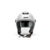 CASCO MOTO UFO JET NIXIE DOPPIA VISIERA BIANCO LUCIDO