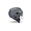 CASCO MOTO UFO JET NIXIE DOPPIA VISIERA GRIGIO LUCIDO