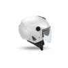 CASCO MOTO UFO JET NIXIE DOPPIA VISIERA BIANCO LUCIDO