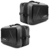 COPPIA BORSE SEMI RIGIDE X PLOR NERO OPACO 25 LITRI