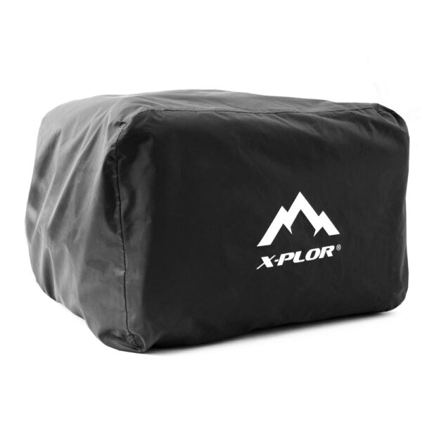 COPPIA BORSE SEMI RIGIDE X PLOR NERO OPACO 25 LITRI