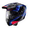 Casco Moto Caberg Tanami Scram Blu Rosso